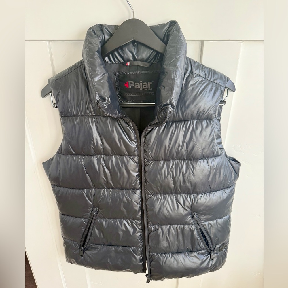 Pajar Felicity Black Down Puffer Vest size M- NWOT